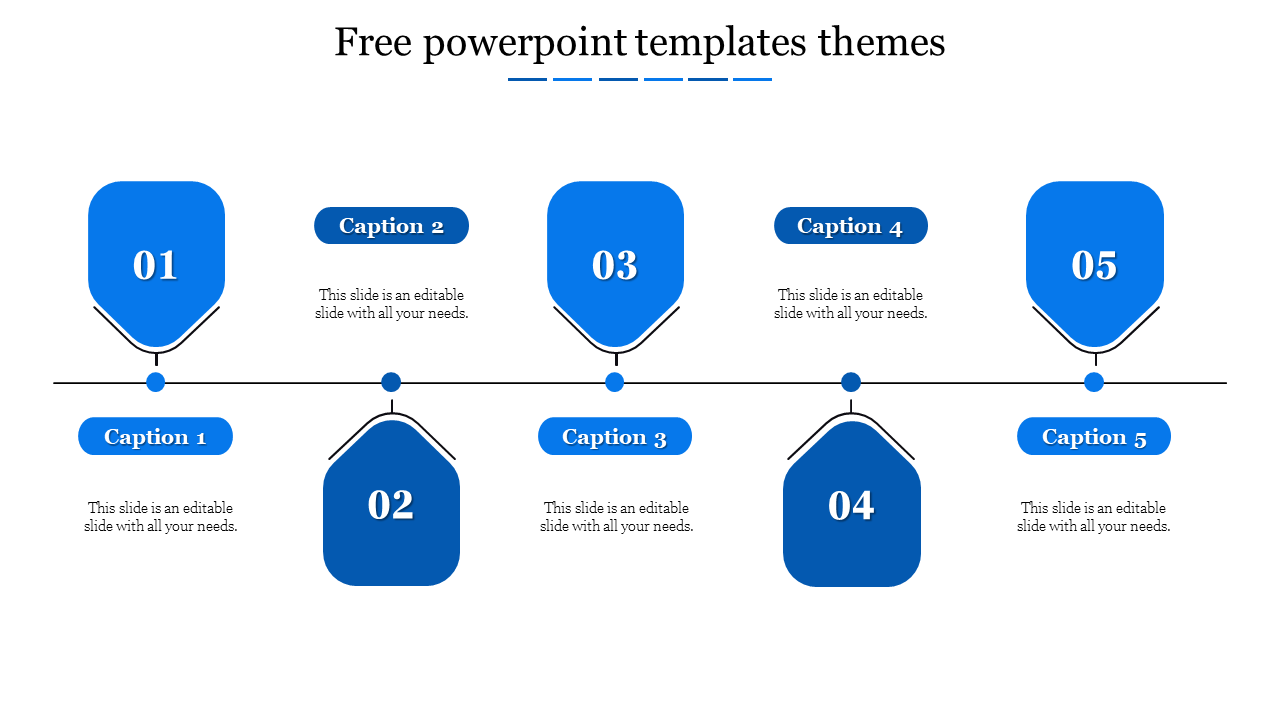 free powerpoint templates themes-Blue